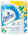 Kuchynské utierky 2-vrstvové Linteo XX, 100% celulóza, biele 60 m