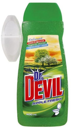 Dr.Devil WC závesný gél 400 ml Apple Fresh
