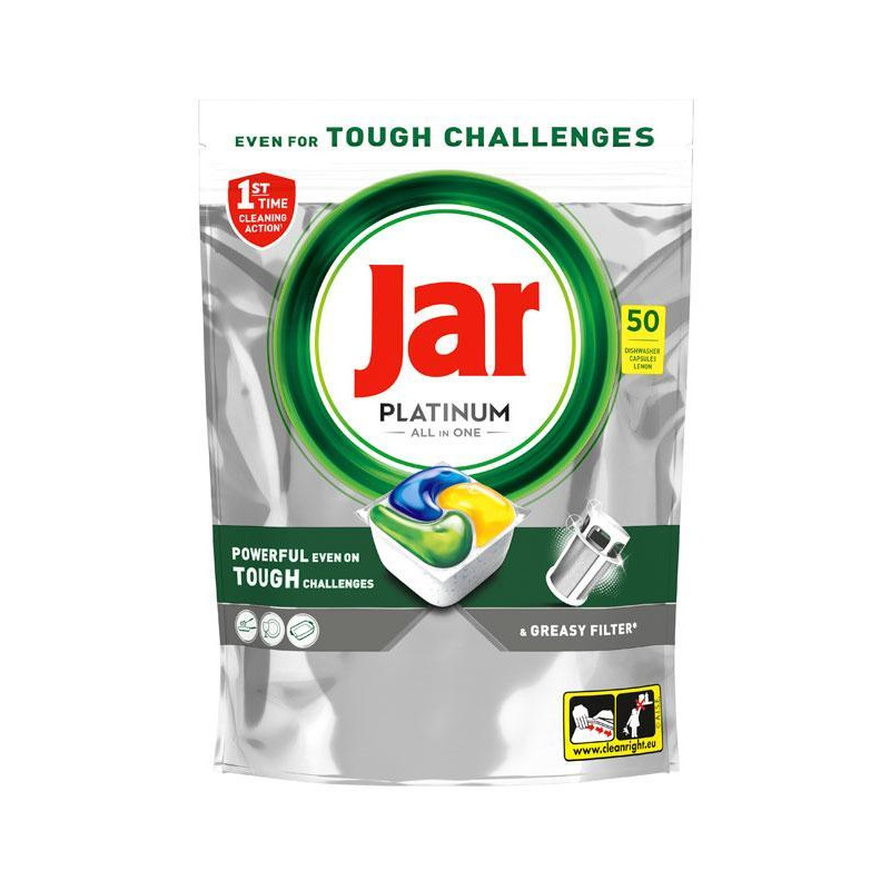 JAR tablety do umývačky riadu Platinum 50 ks