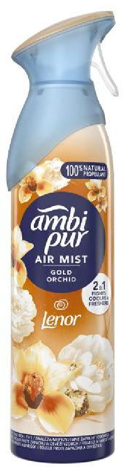 Ambi Pur osviežovač v spreji Gold Orchid, 185 ml