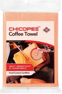 Utierka COFFEE TOWEL 43 x 32 cm, oranžová 10 ks