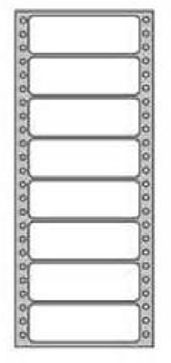 Etikety tabelačné 88,9x36mm APLI 1 radové