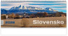 Stolový kalendár stĺpcový 30 x 12 cm - Slovensko 2026