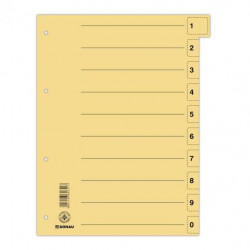 Kartónový rozraďovač DONAU odtrhávací žltý