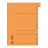 Kartónový rozraďovač DONAU odtrhávací oranžový