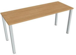 Pracovný stôl Uni, 160x75,5x60 cm, dub/sivá
