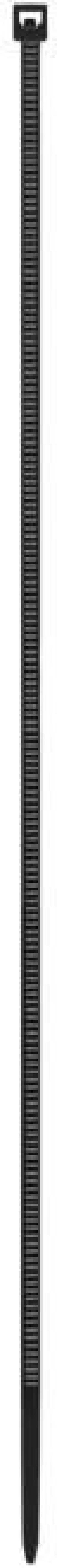 Sťahovacia páska na káble DONAU TECH 200x2.5mm, 100ks, čierna