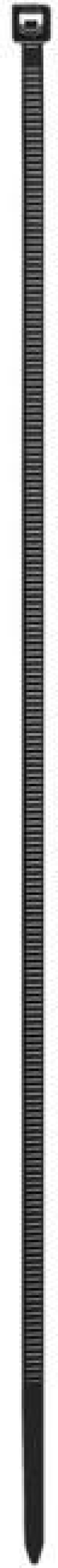 Sťahovacia páska na káble DONAU TECH 250x3.6mm, 100ks, čierna