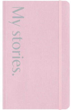 Zápisník My Stories A5 ružový 21,6 x 13,4 cm