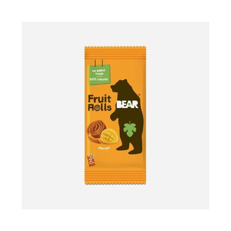 Mangové ovocné rolky Bear 20g
