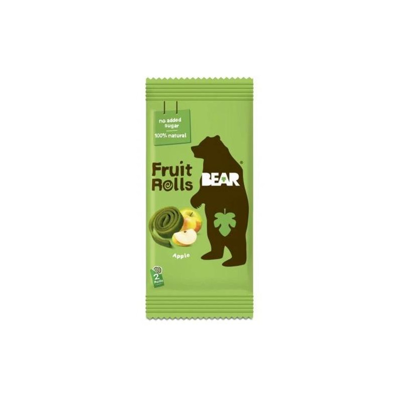 Jablkové ovocné rolky Bear 20g