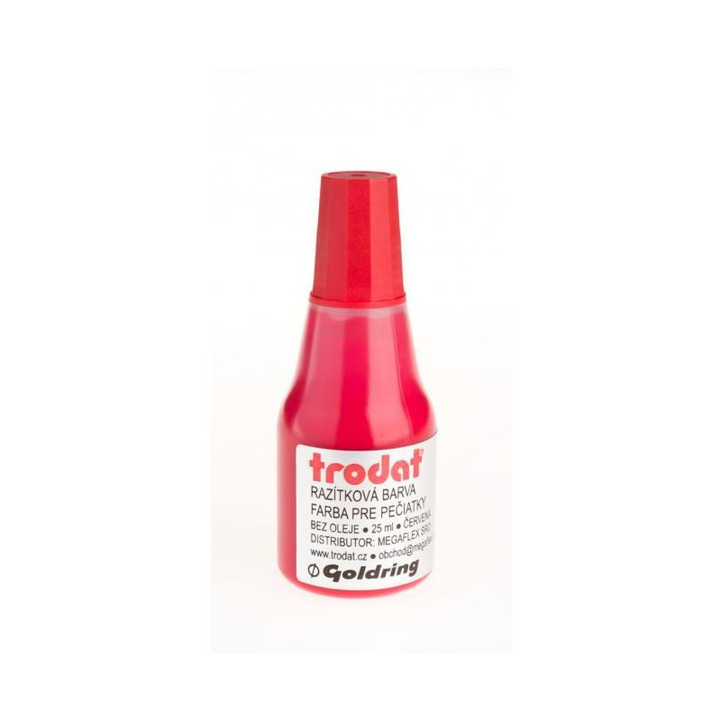 Pečiatková farba Trodat 7010 25 ml červená