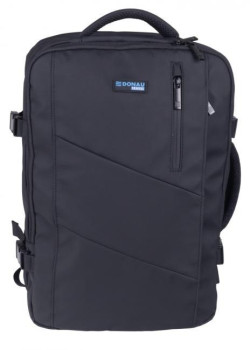 Batoh na notebook DONAU TRAVEL PRAGUE, 17’ čierny