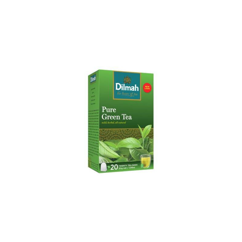 Čaj Dilmah zelený HB Pure green 20 x 1,5 g