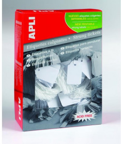 Identifikačný štítok s cvernou 22x35mm APLI 500ks