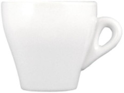 Šálka ristretto HOTEL 90 ml, biela 12ks