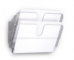 Sada stojanov na prospekty FLEXIPLUS 2 A4 transparentná horizontálna