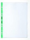 Euroobal DURABLE A4 90mic so zeleným okrajom 100ks