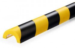 Ochrana trubky profil P30, žlto-čierna