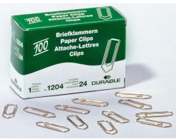 Spisové spony DURABLE 26mm medené 100ks