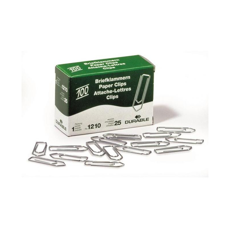 Spisové spony DURABLE 32mm zinkové 100ks