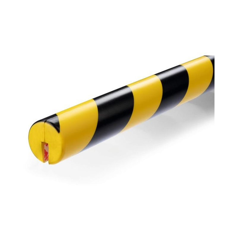 Ochrana hrany profil E8R, žlto-čierna