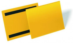 Magnetické vrecko na dokumenty 210x148mm na šírku 50ks žlté
