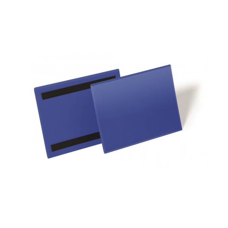 Magnetické vrecko na dokumenty 210x148mm na šírku 50ks modré