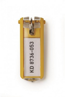 Menovky na kľúče DURABLE KEY CLIP žlté 6ks