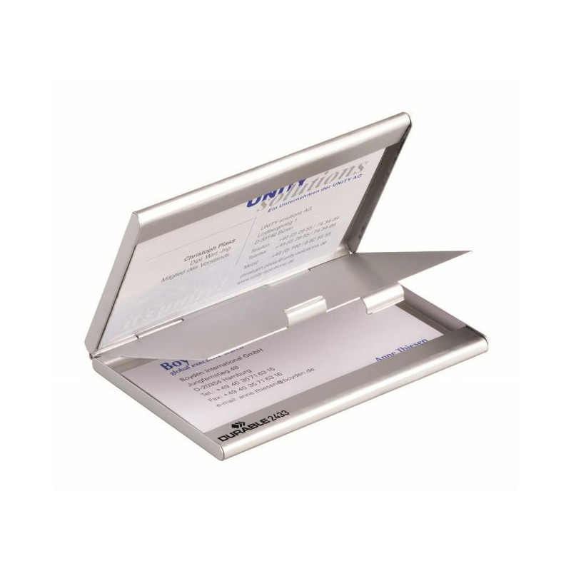 Krabička na vizitky DURABLE BUSINESS CARD BOX DUO