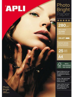 Fotopapier APLI A4 Bright, 280g, 25 hárkov
