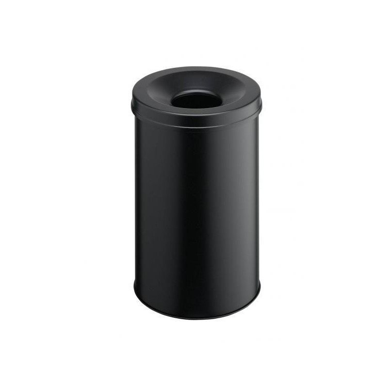 Kôš oceľový protipožiarny 30l čierny