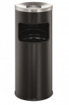 Kôš s popolníkom 17l čierny