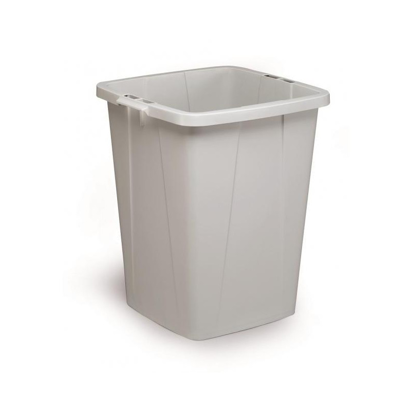 Veľkokapacitný plastový kôš DURABIN 90l sivý