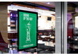 Samolepiaci panel Duraframe Sun A4 čierny