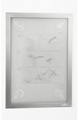 Samolepiaci DURAFRAME WALLPAPER A4 strieborný