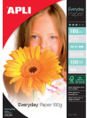 Fotopapier APLI, A4 Everyday, 180g, 100 hárkov