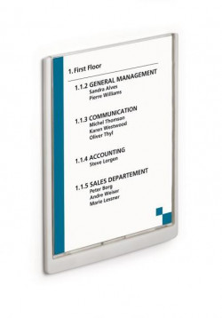 Informačná tabuľka Click Sign 210x297 biela