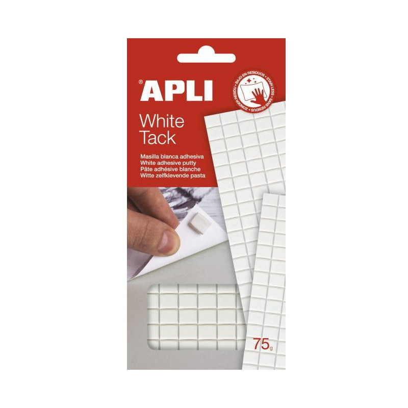 Lepiaca guma APLI TACK biela 75g