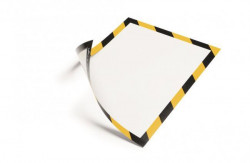 Panel DURAFRAME MAGNETIC SECURITY A4 žlto-čierny