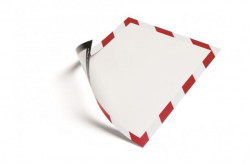 Panel DURAFRAME MAGNETIC SECURITY A4 červeno-biely