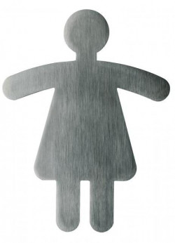Piktogram WC dámy tvarované