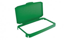 Veko na plastový kôš DURABIN 60 s rámom zelené