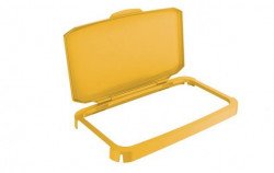 Veko na plastový kôš DURABIN 60 s rámom žlté