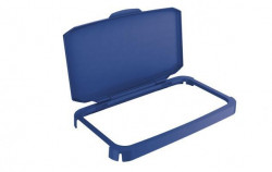 Veko na plastový kôš DURABIN 60 s rámom modré