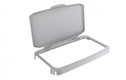 Veko na plastový kôš DURABIN 60 s rámom sivé