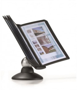 Stojan na stôl SHERPA Motion s 10 panelmi čierny