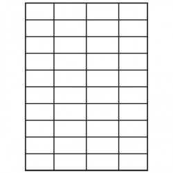 Etikety univerzálne 52,5x29,7mm Agipa A4 100 hárkov