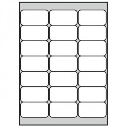 Etikety univerzálne 63,5x38,1mm Agipa A4 100 hárkov