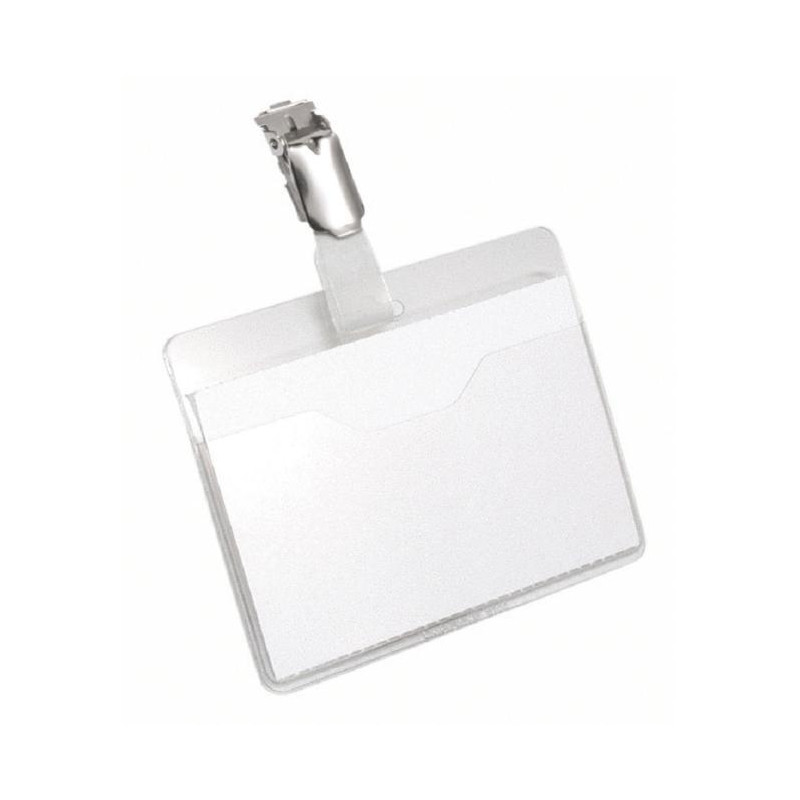 Visačka so štipcom horizontálna pootvorená DURABLE 90x60 mm 25ks